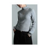 綺麗め大人レディなハイネックリブニット レディース ファッション | Sawa a la mode | 詳細画像15
