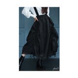 重ねれば個性が光るシフォンサロペットスカート レディース ファッション | Sawa a la mode | 詳細画像3