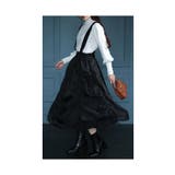 重ねれば個性が光るシフォンサロペットスカート レディース ファッション | Sawa a la mode | 詳細画像18