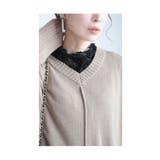 美しい花画シルエットの重ねても着れるチュールトップス レディース ファッション | Sawa a la mode | 詳細画像17