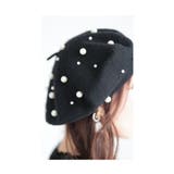 リッチに艶めく上品なパール付きベレー帽 レディース ファッション | Sawa a la mode | 詳細画像11 
