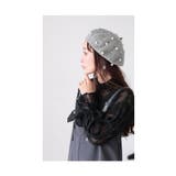 リッチに艶めく上品なパール付きベレー帽 レディース ファッション | Sawa a la mode | 詳細画像18 