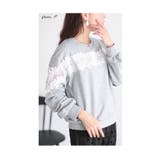 胸元に浮き咲く花レースプルオーバートップス レディース ファッション | Sawa a la mode | 詳細画像3