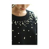 夜空に輝く星空のようなパールデコレーショントップス レディース ファッション | Sawa a la mode | 詳細画像8