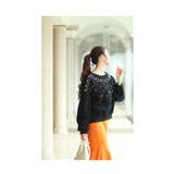 夜空に輝く星空のようなパールデコレーショントップス レディース ファッション | Sawa a la mode | 詳細画像10