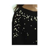 夜空に輝く星空のようなパールデコレーショントップス レディース ファッション | Sawa a la mode | 詳細画像15