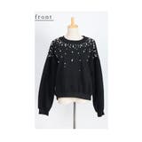 夜空に輝く星空のようなパールデコレーショントップス レディース ファッション | Sawa a la mode | 詳細画像20