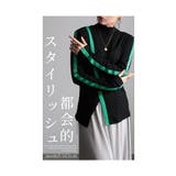 スタイリッシュにキマる配色ラインリブカットソー レディース ファッション | Sawa a la mode | 詳細画像2