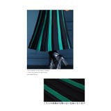 レトロに揺れるストライプ柄Aラインニットスカート レディース ファッション | Sawa a la mode | 詳細画像4