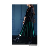レトロに揺れるストライプ柄Aラインニットスカート レディース ファッション | Sawa a la mode | 詳細画像8