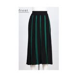 レトロに揺れるストライプ柄Aラインニットスカート レディース ファッション | Sawa a la mode | 詳細画像20