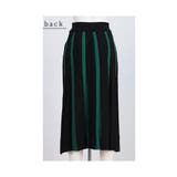 レトロに揺れるストライプ柄Aラインニットスカート レディース ファッション | Sawa a la mode | 詳細画像22