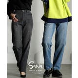 スイートなひと匙ハートスタッズデニムパンツ レディース ファッション | Sawa a la mode | 詳細画像1
