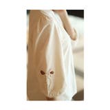 愛らしいオープンリボンのふんわり袖カットソートップス レディース ファッション | Sawa a la mode | 詳細画像8