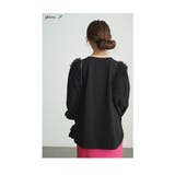 ふわふわフリルチュールのプルオーバートップス レディース ファッション | Sawa a la mode | 詳細画像7