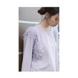 ふわふわフリルチュールのプルオーバートップス レディース ファッション | Sawa a la mode | 詳細画像15