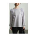 ふわふわフリルチュールのプルオーバートップス レディース ファッション | Sawa a la mode | 詳細画像17