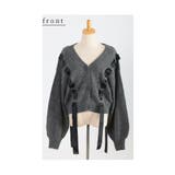 リボンを編みこんだふんわり袖ニットカーディガン レディース ファッション | Sawa a la mode | 詳細画像20 