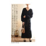 リボンを編みこんだニットロングスカート レディース ファッション | Sawa a la mode | 詳細画像6