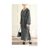 リボンを編みこんだニットロングスカート レディース ファッション | Sawa a la mode | 詳細画像14