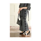 リボンを編みこんだニットロングスカート レディース ファッション | Sawa a la mode | 詳細画像17