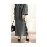 リボンを編みこんだニットロングスカート レディース ファッション | Sawa a la mode | 詳細画像19