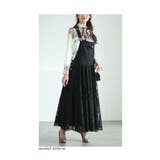 レースドッキングのサロペットロングスカート レディース ファッション | Sawa a la mode | 詳細画像19 