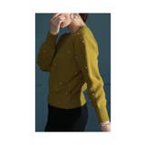 品よく煌めき重なるパール付きワッフルニット レディース ファッション | Sawa a la mode | 詳細画像13