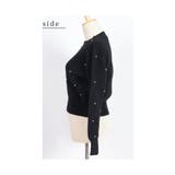 品よく煌めき重なるパール付きワッフルニット レディース ファッション | Sawa a la mode | 詳細画像21