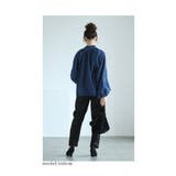 顔周りを華やかに魅せるデニムボウタイブラウス レディース ファッション | Sawa a la mode | 詳細画像13
