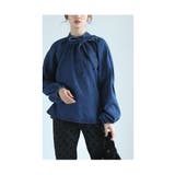 顔周りを華やかに魅せるデニムボウタイブラウス レディース ファッション | Sawa a la mode | 詳細画像17