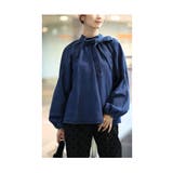 顔周りを華やかに魅せるデニムボウタイブラウス レディース ファッション | Sawa a la mode | 詳細画像19