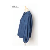 顔周りを華やかに魅せるデニムボウタイブラウス レディース ファッション | Sawa a la mode | 詳細画像21