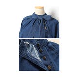 顔周りを華やかに魅せるデニムボウタイブラウス レディース ファッション | Sawa a la mode | 詳細画像23