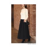 首元に輝き放つパールネックリブニットトップス レディース ファッション | Sawa a la mode | 詳細画像10
