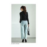 首元に輝き放つパールネックリブニットトップス レディース ファッション | Sawa a la mode | 詳細画像14