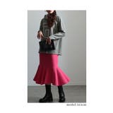 柔らかなモード感スクエア柄プリントフーディー レディース ファッション | Sawa a la mode | 詳細画像8