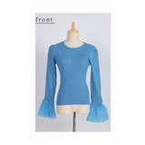 レディに仕上がる異素材フレア袖リブニット レディース ファッション | Sawa a la mode | 詳細画像21