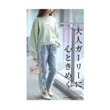 ふわり柔らかなウールタッチリボン付きプルオーバー レディース ファッション | Sawa a la mode | 詳細画像3