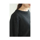 ふわり柔らかなウールタッチリボン付きプルオーバー レディース ファッション | Sawa a la mode | 詳細画像15