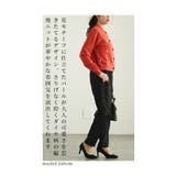艶やかなパールの花が咲くダイヤ柄ラメニットカーディガン レディース ファッション | Sawa a la mode | 詳細画像6