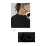 艶やかなパールの花が咲くダイヤ柄ラメニットカーディガン レディース ファッション | Sawa a la mode | 詳細画像10