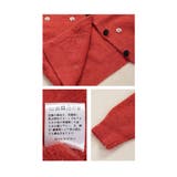 艶やかなパールの花が咲くダイヤ柄ラメニットカーディガン レディース ファッション | Sawa a la mode | 詳細画像24