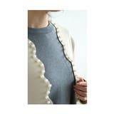 パールの輝きが女性らしいきれいめニットカーディガン レディース ファッション | Sawa a la mode | 詳細画像13 