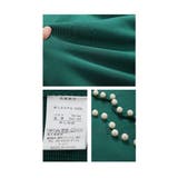 パールの輝きが女性らしいきれいめニットカーディガン レディース ファッション | Sawa a la mode | 詳細画像24 