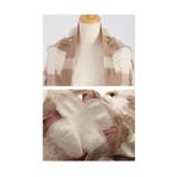 四葉の葉が浮かび上がるふわふわチェックストール レディース ファッション | Sawa a la mode | 詳細画像23