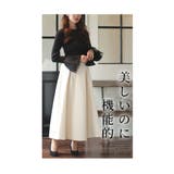 カジュアル見せさせないキルトエンボススカート レディース ファッション | Sawa a la mode | 詳細画像3