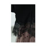 さりげない透け感が上品な裾レースニットパーカートップス レディース ファッション | Sawa a la mode | 詳細画像9