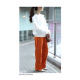パールを纏ったフリルが流れるトレーナートップス レディース ファッション | Sawa a la mode | 詳細画像14