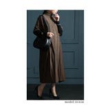 流れるケーブル模様ハイネックニットチュニック レディース ファッション | Sawa a la mode | 詳細画像8